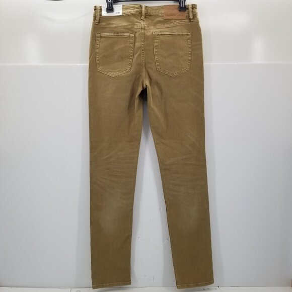 NWT American Eagle Jeans Mens 30x34 Brown Slim Straight AE Next Level Flex - Picture 2 of 9